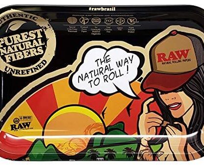 Raw Brazil Girl Small Rolling Tray