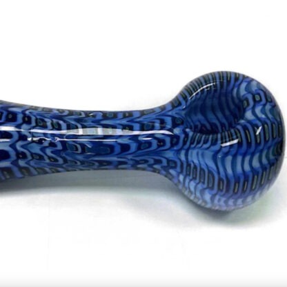 5″ Blue Spider Glass Hand Pipe