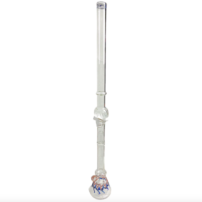 46″ 2 Skull Beaker Glass Water Pipe