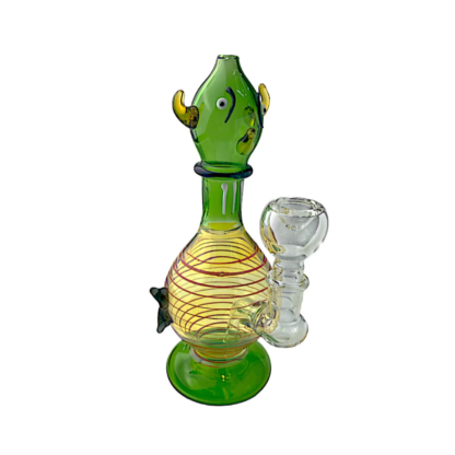 7″ Fish Head Glass Water Pipe