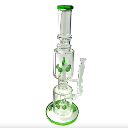 20″ Ice Catcher Chamber With Percolator Glass Water Pipe