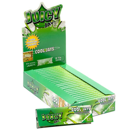 Juicy Jay’s 1 1/4″ Size Rolling Paper Cool Jays Flavor