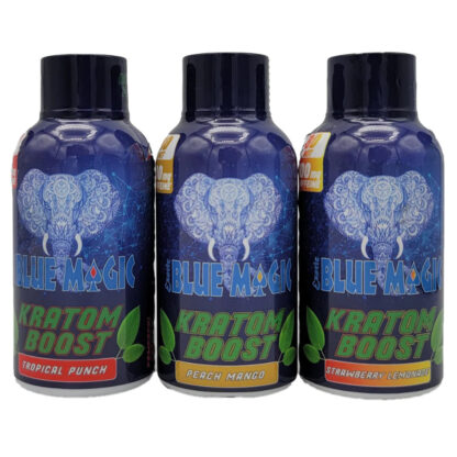 Blue Magic 2oz Kratom Boost Energy Shot – 4 Pack