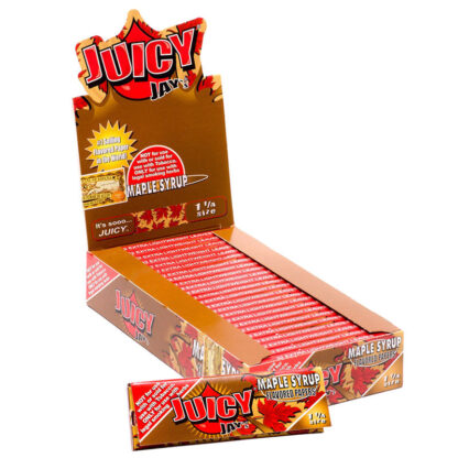 Juicy Jay’s 1 1/4″ Size Rolling Paper Maple Syrup Flavor