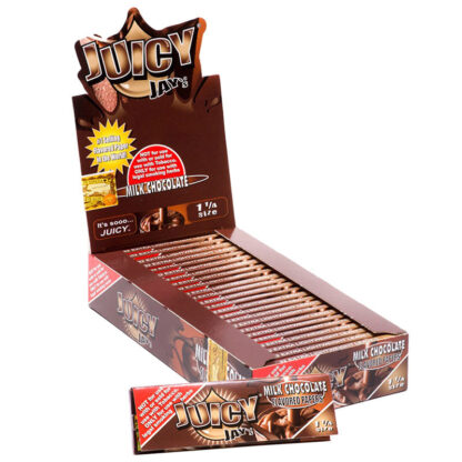 Juicy Jay’s 1 1/4″ Size Rolling Paper Milk Chocolate Flavor