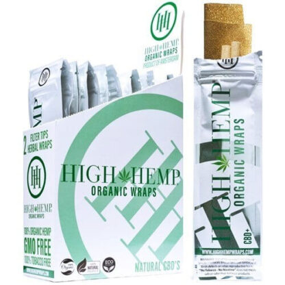 High Hemp Organic Double Wraps With Filter Tips