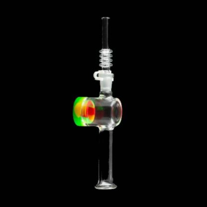 Glass Nectar Collector With Silicone Jar