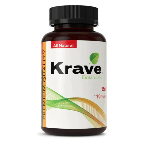 Krave Extract Enhanced Kratom Capsules (100ct)