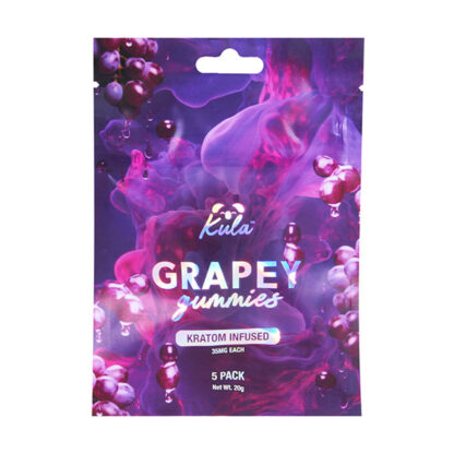 Kula Kratom Infused Grapey Gummies