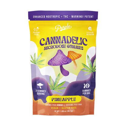 Purple Cannadelic Microdose Gummies (6000mg)