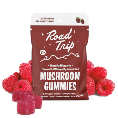 Road Trip Amanita Muscaria Mushroom Gummies