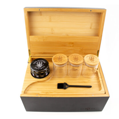 The Higher Society Smokers Hot Box Black