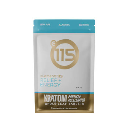 e115 Whole-Leaf Kratom Tablets: Relief + Energy